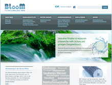 Tablet Screenshot of bloom-filter.de